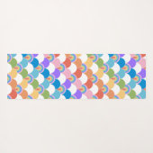Rainbow Clamshell Yogamat (Achterkant (horizontaal))