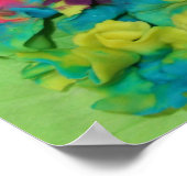 Rainbow Clay Flowers Poster (Hoek)