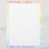 Rainbow Cloud Background Pas of blijf Cloudy aan Flyer (Achterkant)