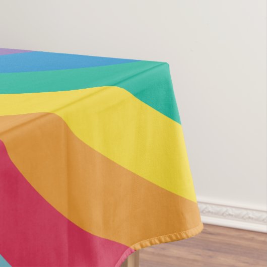 Rainbow Cloud en Sun Birthday Tablecloth Tafelkleed (Voorbeeld)
