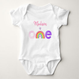 Rainbow Cloud hoort roze goud als eerste verjaarda Romper