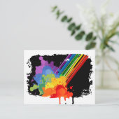 RAINBOW CLOUD -.png Briefkaart (Staand voorkant)