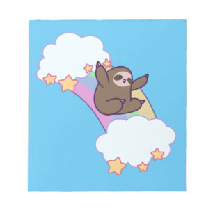 Rainbow Cloud Sloth Notitieblok