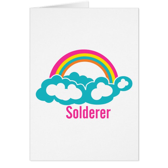 Rainbow Cloud Solderer (Voorkant)