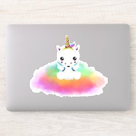 Rainbow Cloud Unicorn Sticker