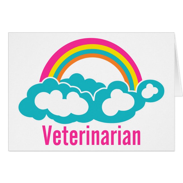 Rainbow Cloud Veterinarian (Voorkant Horizontaal)
