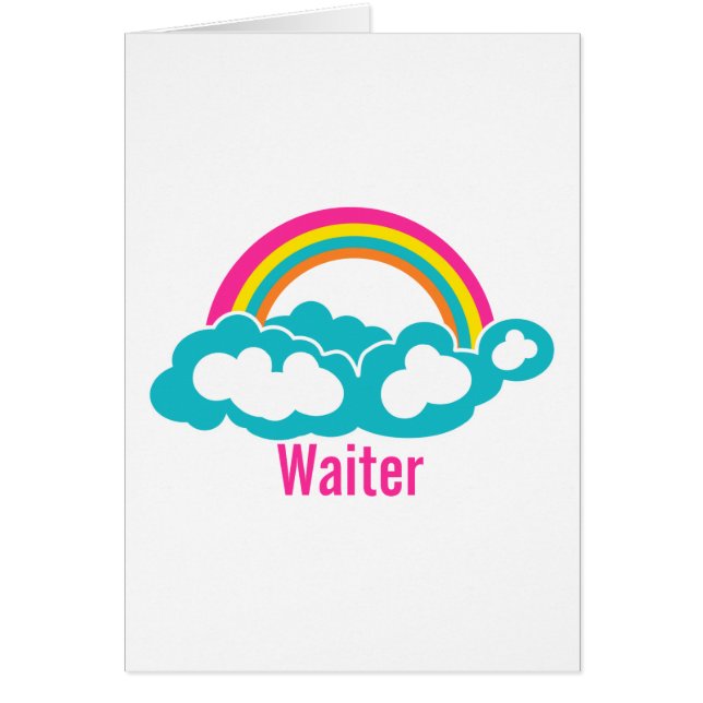 Rainbow Cloud Waiter (Voorkant)