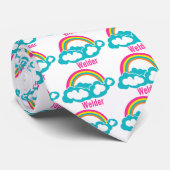 Rainbow Cloud Welder Stropdas (Opgerold)