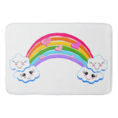 Rainbow Clouds Bathmat Badmat (Voorkant)