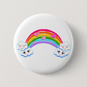 Rainbow Clouds Button (Voorkant)