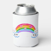 Rainbow Clouds Cozy Blikjeskoeler (Blikje Voorkant)