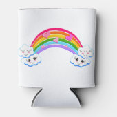 Rainbow Clouds Cozy Blikjeskoeler (Voorkant)