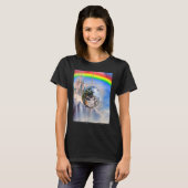 Rainbow Clouds Disco Ball T-shirt (Voorkant volledig)