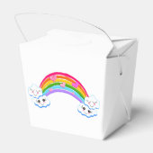 Rainbow Clouds Favor Box Bedankdoosjes (Achterkant)