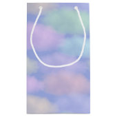 Rainbow Clouds Gepersonaliseerde Gift Bag Klein Cadeauzakje (Achterkant)