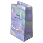 Rainbow Clouds Gepersonaliseerde Gift Bag Klein Cadeauzakje (Voorkant Gekanteld)
