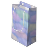 Rainbow Clouds Gepersonaliseerde Gift Bag Klein Cadeauzakje (Achterkant Gekanteld)