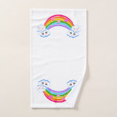 Rainbow Clouds-handdoekset Bad Handdoek (Handdoek)