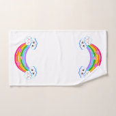 Rainbow Clouds-handdoekset Bad Handdoek (Handdoek)