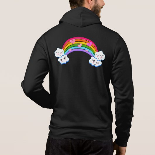 Rainbow Clouds Hoodie (Achterkant)