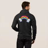 Rainbow Clouds Hoodie (Achterkant volledig)