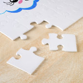 Rainbow Clouds Jigzaag Puzzle Legpuzzel (Zijkant)