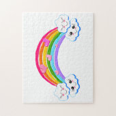 Rainbow Clouds Jigzaag Puzzle Legpuzzel (Verticaal)