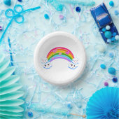 Rainbow Clouds Paper Bowls Papieren Kommen (Feest)