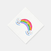 Rainbow Clouds Paper Napkins Servet (Hoek)