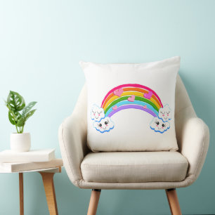 Rainbow Clouds Pillow Kussen