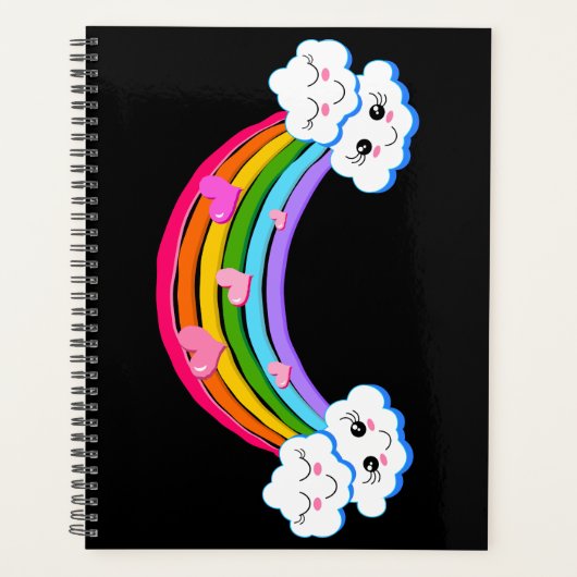 Rainbow Clouds Planner (Voorkant)