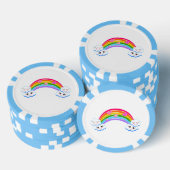 Rainbow Clouds Poker Chips (Opstapeling)