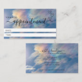 Rainbow Clouds Professionele Afspraakkaarten Afsprakenkaartje (Voorkant / Achterkant)