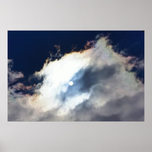 Rainbow Clouds snijdt het Poster Sky (Voorkant)