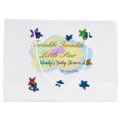 Rainbow clouds twinkle Twinkle Little Star baby Groot Cadeauzakje (Achterkant)