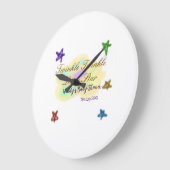 Rainbow clouds twinkle Twinkle Little Star baby Grote Klok (Hoek)