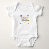 Rainbow clouds twinkle Twinkle Little Star baby Romper (Voorkant)