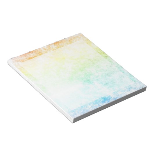 Rainbow Cloudy Day Notitieblok (Schuin)