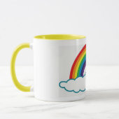 Rainbow Coffee Cup Mok (Links)