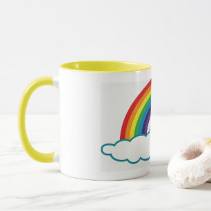 Rainbow Coffee Cup Mok
