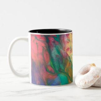 Rainbow Coffee Mok Boho Kleurrijke Thee Beverage C