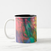 Rainbow Coffee Mok Boho Kleurrijke Thee Beverage C (Links)