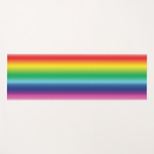 Rainbow cohui Pride lgbtq lgbt flag pattern Yogamat (Voorkant (horizontaal))