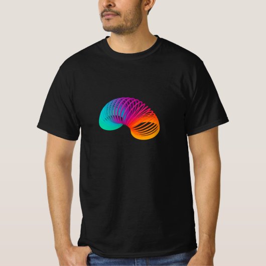 Rainbow Coil Spring Toy T-shirt (Voorkant)