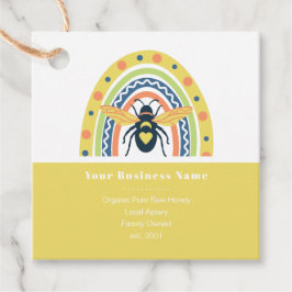 Rainbow Color Block van Retro Beetster Bedankjes Labels