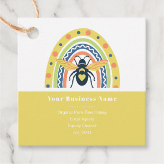 Rainbow Color Block van Retro Beetster Bedankjes Labels