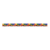 Rainbow Color Crescent Abstract lint (Voorkant)