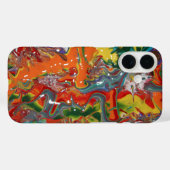 Rainbow Color Flow Paint Art Case-Mate iPhone Case (Achterkant (horizontaal))