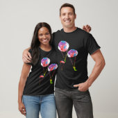 Rainbow Color Parachute Skydiving Skydiver T-shirt (Unisex)