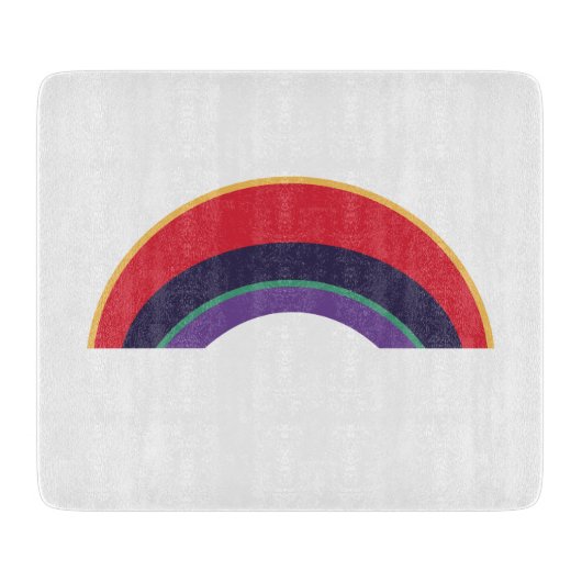 Rainbow Color Regenbogen Arcobaleno Snijplank (Voorkant)